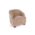 Athezza fauteuil en tissu et bois dakota ? 73 x 75 x 76 cm