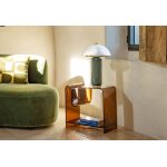 Athezza lampe � poser en m�tal et verre omnia ? � 30 x 46 cm