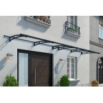 Auvent de porte aquila 412 x 91, 5 cm gris palram - canopia