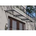 Auvent de porte aquila 453, 5 x 91, 5 cm gris palram - canopia