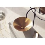 Bassines vasque en acier inoxydable couleur laiton ?42 cm ? leto pure