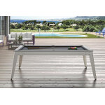 Billard amricain extrieur ren pierre convertible en table carabes