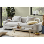 Broste copenhagen canap� 3 places en tissu et bois massif bay ? 97 x 228 cm
