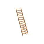 Burger echelle de meunier normandie droite bois l75