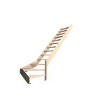 Burger escalier quart tournant en bois de h�tre 13 marches ? nostra