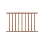 Burger garde - corps intrieur en bois de htre brut hecto ? 1, 50 m