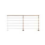 Burger garde - corps intrieur en bois de htre et inox hesta ? 2 m