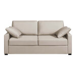 Canap� home canap� 3 places convertible en tissu bruxelles 97 x 186 cm