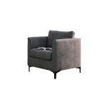 Canap home fauteuil de salon en tissu ? sally 75 cm