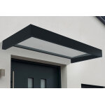 Canopia marquise pour porte en alu et acrylique sophia 2150 (95 x 215 cm)