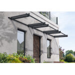 Canopia marquise de porte en aluminium et acrylique nancy 4500 (4, 52 m)