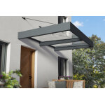 Canopia marquise de porte en aluminium et acrylique sophia xl 2000 (1, 92 m)