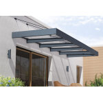 Canopia marquise de porte en aluminium et acrylique sophia xl 5000 (4, 72 m)