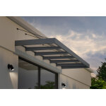 Canopia marquise de porte en aluminium et acrylique sophia xl 6000 (5, 65 m)