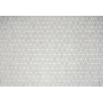 Carving tapis de salon rectangulaire beige en polyester - origami