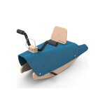 Chou du volant moto  bascule volutive 2 en 1 co - conue en bois de htre