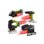 Constructor pack de 3 outils �lectriques sans fil 20 v + batteries et chargeur