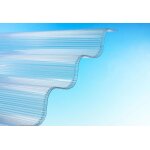 Dhaze plaque polycarbonate alv�olaire ondul� 6 mm 2, 5 x 0, 92 m