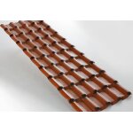 Dhaze plaque pvc imitation tuiles antiques 218 x 74 cm (pls coloris)