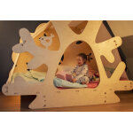 Elysta lit volutif en bois 90 x 200 cm - arbre