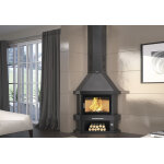 Fm calefaccion chemine d?angle double combustion bcher infrieur 17, 5 kw ? c - 200 - rk