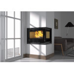 Fm calefaccion insert  bois d?angle double combustion 12, 6 kw - it - 172 d