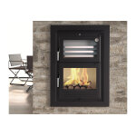 Fm calefaccion insert  bois avec four en acier napoli ? 9, 5 kw