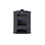 Fm calefaccion pole  bois d?angle double combustion avec four et bcher 9 kw ? ch - 4 r