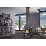 Fm calefaccion pole  bois central double combustion avec bcher 10 kw ? c - 104