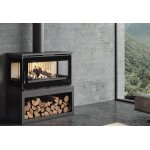 Fm calefaccion pole  bois double combustion en acier sole ? 12, 5  13, 5 kw