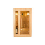 France sauna sauna traditionnel en bois 2 places + po�le 3, 5 kw + kit sauna ? zen 2
