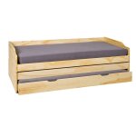 Furnitures trends lit en bois massif modulable 3 couchages ? 90 x 200 cm