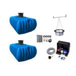 Garantia kit cuve r�cup�ration d?eau enterr�e plate 14 000 l ? flat premium xl