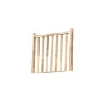 Garde - corps d?tage en bois pour escalier minka ? 1 m