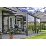 Gardendreams vranda en verre securit 8mm  parois coulissantes legend 6x4m