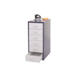 Heute - wohnen caisson de bureau en acier thermolaqu 6 tiroirs ? boston