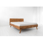 Iddo slow living lit king size en bois de chne massif 180 x 200 cm - rest