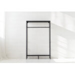 Iddo slow living porte v�tements en acier minimaliste crochets 120 x 35 x 190 cm - solo