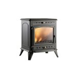 Invicta pole  bois en fonte double combustion altea 8 kw