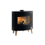Invicta pole  bois en fonte double combustion kaori zen ? 9 kw