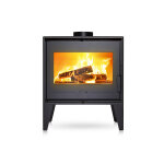 Invicta pole  bois raccordable en acier euros ? 8 kw