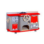 Jb bois garage auto pour enfant en bois de bouleau 42 x 119 cm