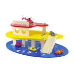 Jb bois garage pour petites voitures en bois de bouleau 3 niveaux