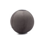 Jumbo bag pouf rond gonflable en polyester cleste velvet (pls coloris)