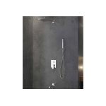 Karag douche encastrable en inox avec mitigeur thermostatique