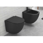 Karag wc suspendu rimless moderne - 37 x 49 x 36 cm