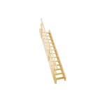 Levigne echelle de meunier bois sur pivots r�glables - largeur 65cm