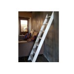 Levigne echelle de meunier en htre blanc laqu 7 marches 1, 60 m