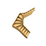 Levigne escalier double quart tournant bois 288cm ol�a + contremarches