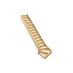 Levigne escalier quart tournant bas bois 288cm ol�a + contremarches